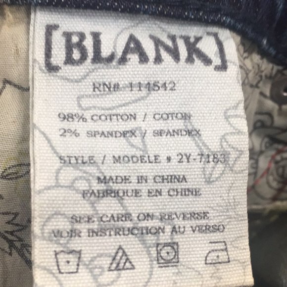 Blank NYC Motorcycle Blue Jeans 28 NWT - Picture 6 of 9
